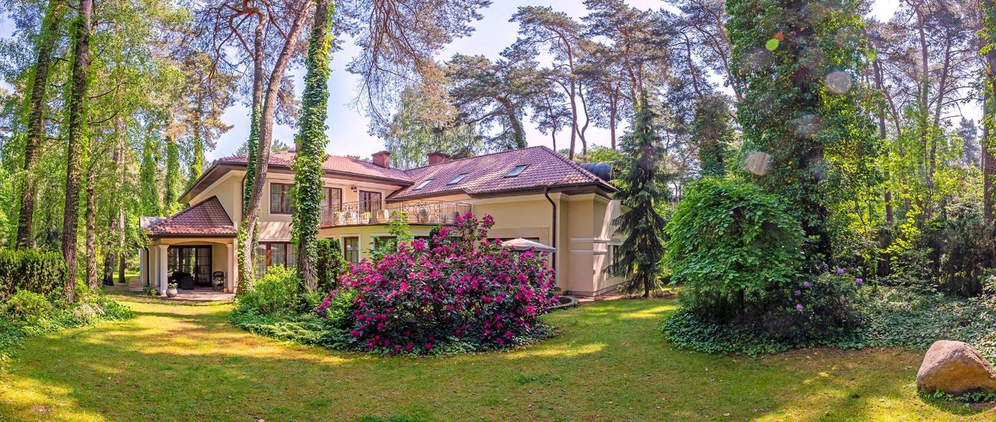 Luxury Villa Indoor Pool Warsaw Magdalenka Exterior photo